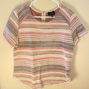 Short sleeve striped shirt